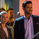 A perplexed Chloe (Lauren German) and a satisfied Lucifer (Tom Ellis) making familiar faces.